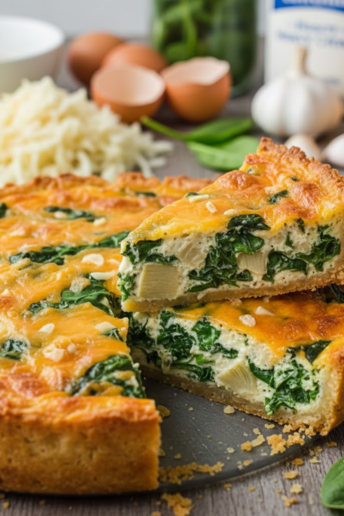 The Best 2026 Spinach and Artichoke Quiche with Hash Brown Crust 1 Article Image Size 2026 02 06T134216.379