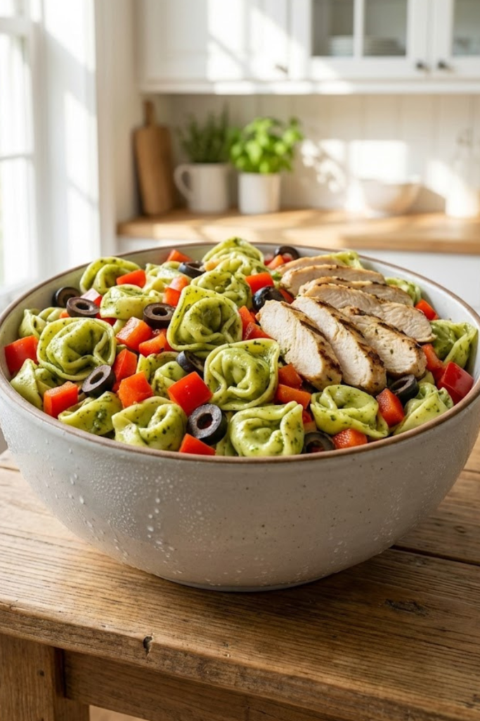 The Best Pesto Tortellini Salad with Sun Dried Tomatoes Recipe (2026) 5 Untitled Design 4 19