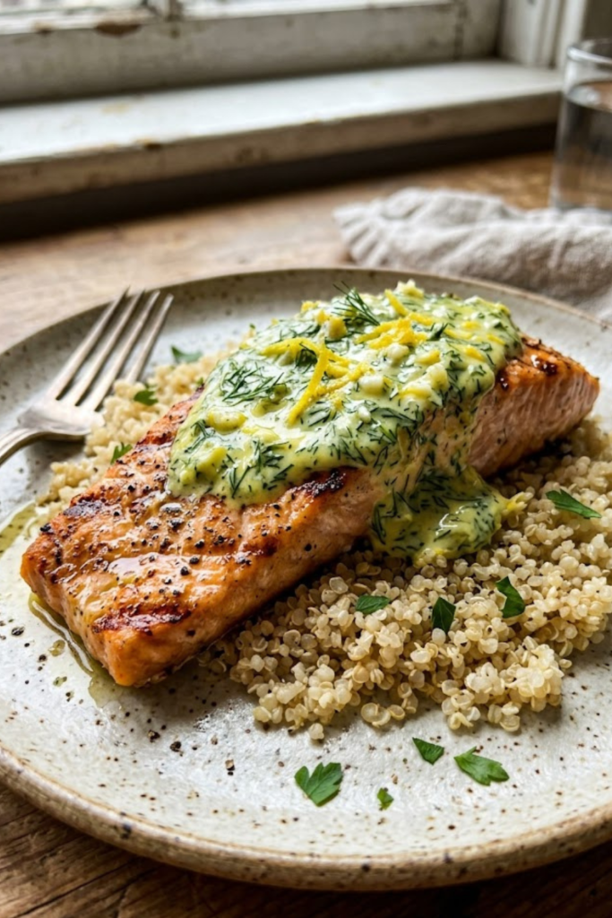 The Ultimate Grilled Salmon with Lemon Dill Sauce and Quinoa Healthy Dinner Recipe for 2026 1 Untitled Design 141