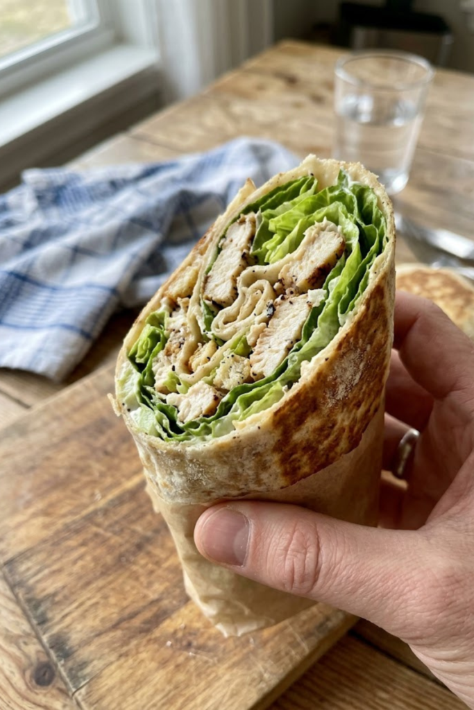 The Best Chicken Caesar Salad Wrap with Homemade Dressing Easy Lunch Recipe for 2026 4 Untitled design 3 132