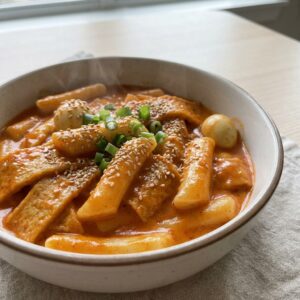 Rose tteokbokki recipe