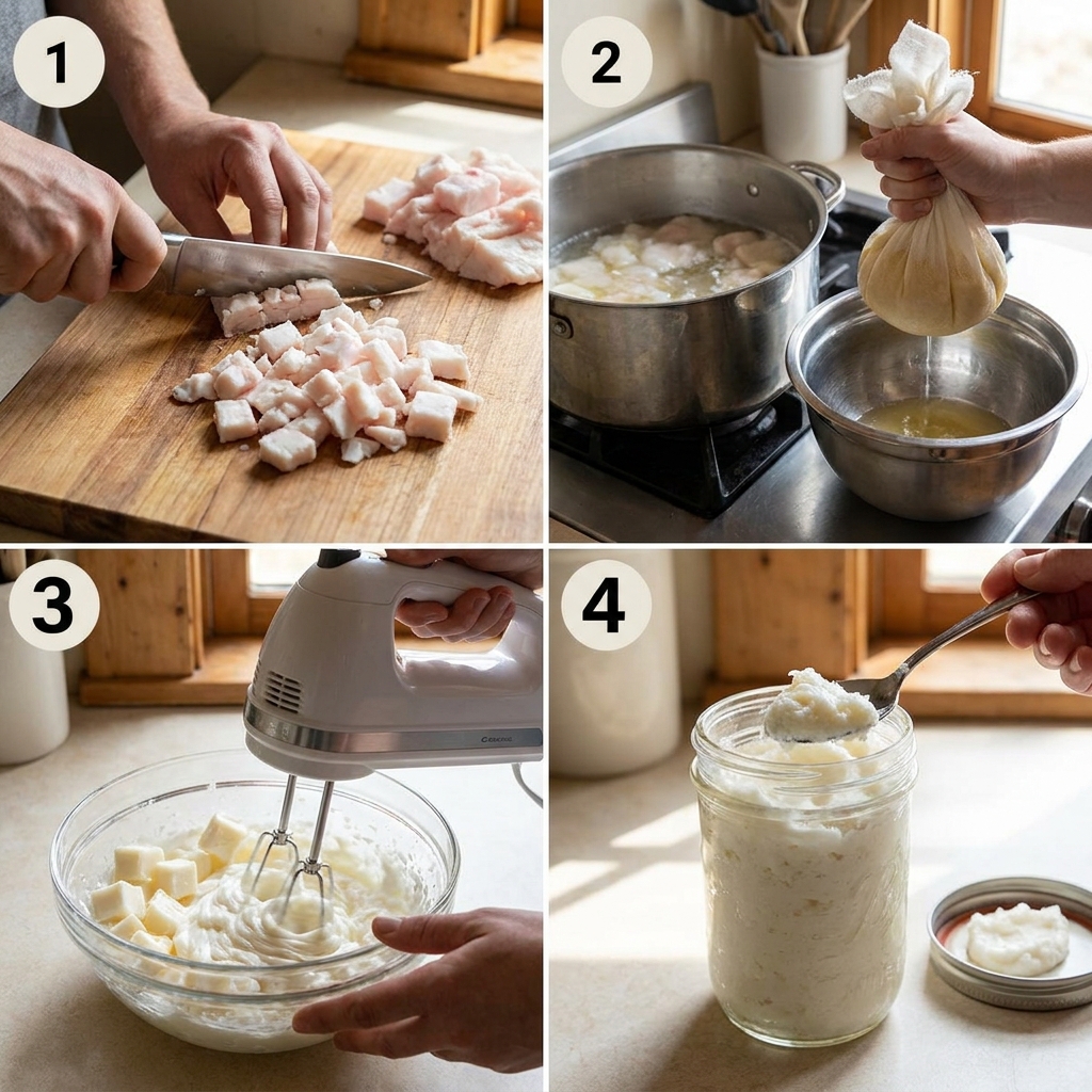Whipped beef tallow recipe