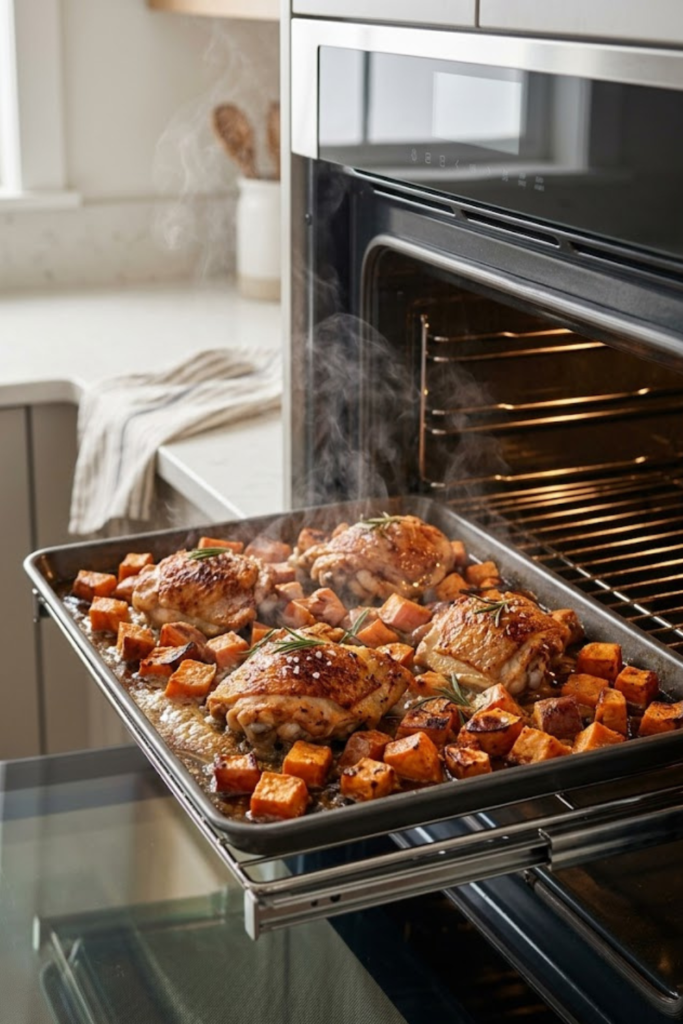 Easy One-Pan Baked Chicken and Sweet Potatoes with Garlic Herbs: 2026's Best Healthy Dinner Recipe 4 Untitled Design 3 15