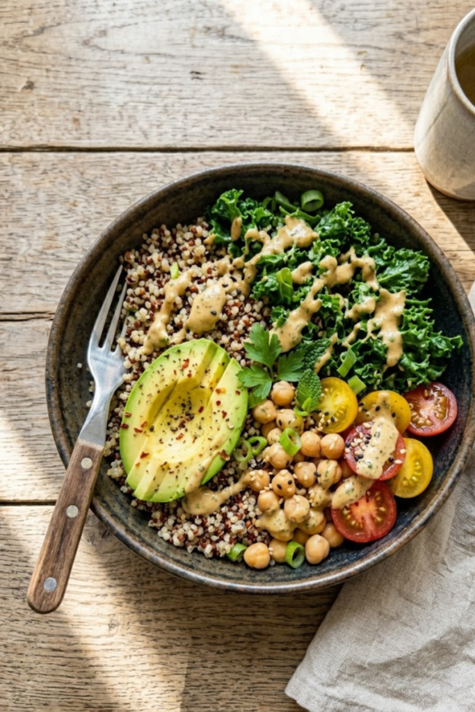 The Ultimate Quinoa Chickpea Bowl with Avocado and Tahini Dressing Healthy Lunch Recipe for 2026 2 Untitled design 1 22