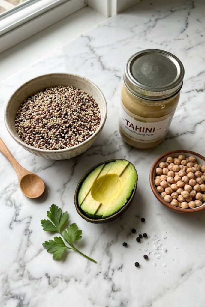 The Ultimate Quinoa Chickpea Bowl with Avocado and Tahini Dressing Healthy Lunch Recipe for 2026 3 Untitled design 2 22