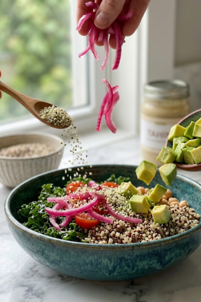 The Ultimate Quinoa Chickpea Bowl with Avocado and Tahini Dressing Healthy Lunch Recipe for 2026 6 Untitled design 5 2
