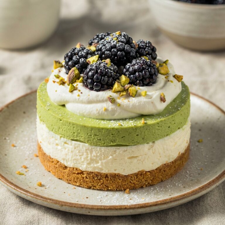 Pistachio Blackberry Cheesecake Towers Recipe: Elegant No-Bake Dessert 2026 17 pistachio blackberry cheesecake towers recipe