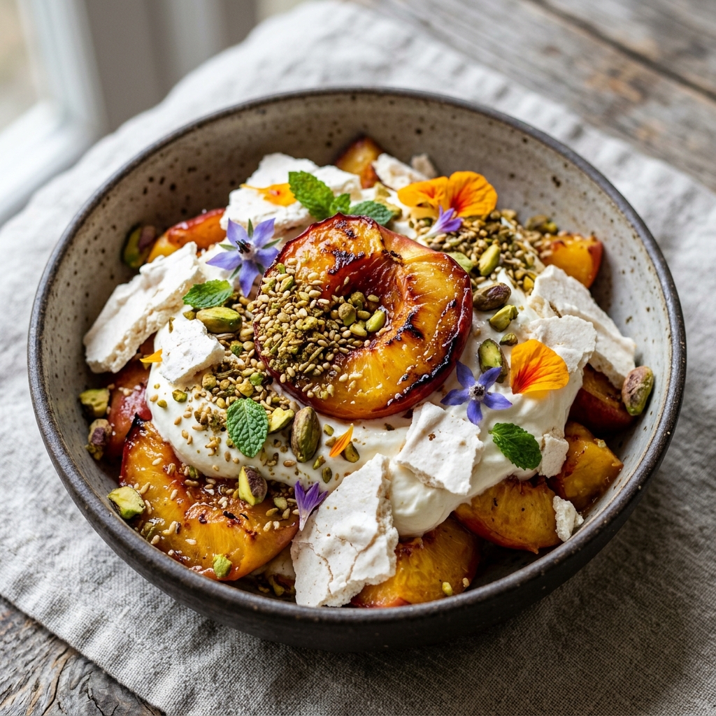 Roasted Nectarine Mess With Pistachio Dukkah Recipe 2026 12 Roasted Nectarine Mess With Pistachio Dukkah Recipe
