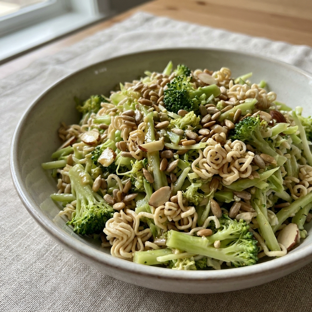 Crunchy Ramen Broccoli Slaw recipe