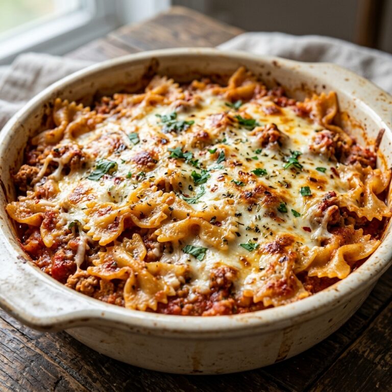 Viral Bow Tie Casserole Recipe: Easy Cheesy Dinner 2026 17 Viral Bow Tie Casserole Recipe