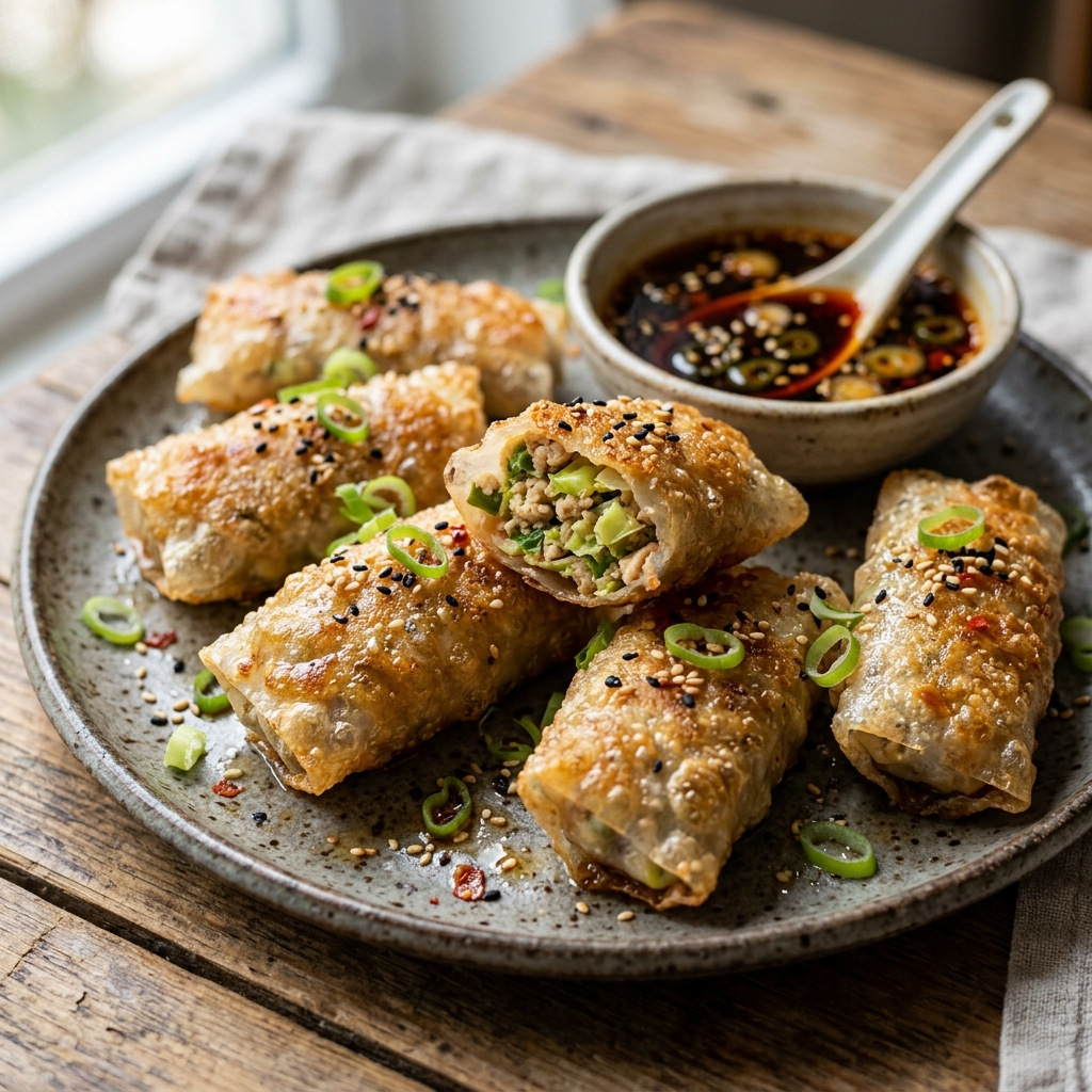 Home 6 Crispy Rice Paper Dumplings Recipe