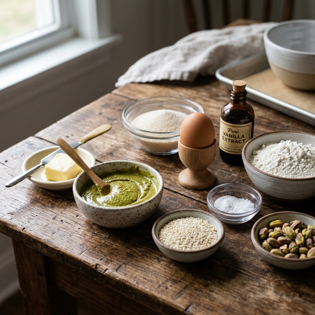 Sesame and Pistachio Butter Cookies Recipe: Nutty, Crunchy Homemade Treats 2026 13 Sesame and Pistachio Butter Cookies recipe