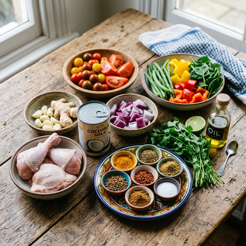One-Pan Kuku Paka Recipe
