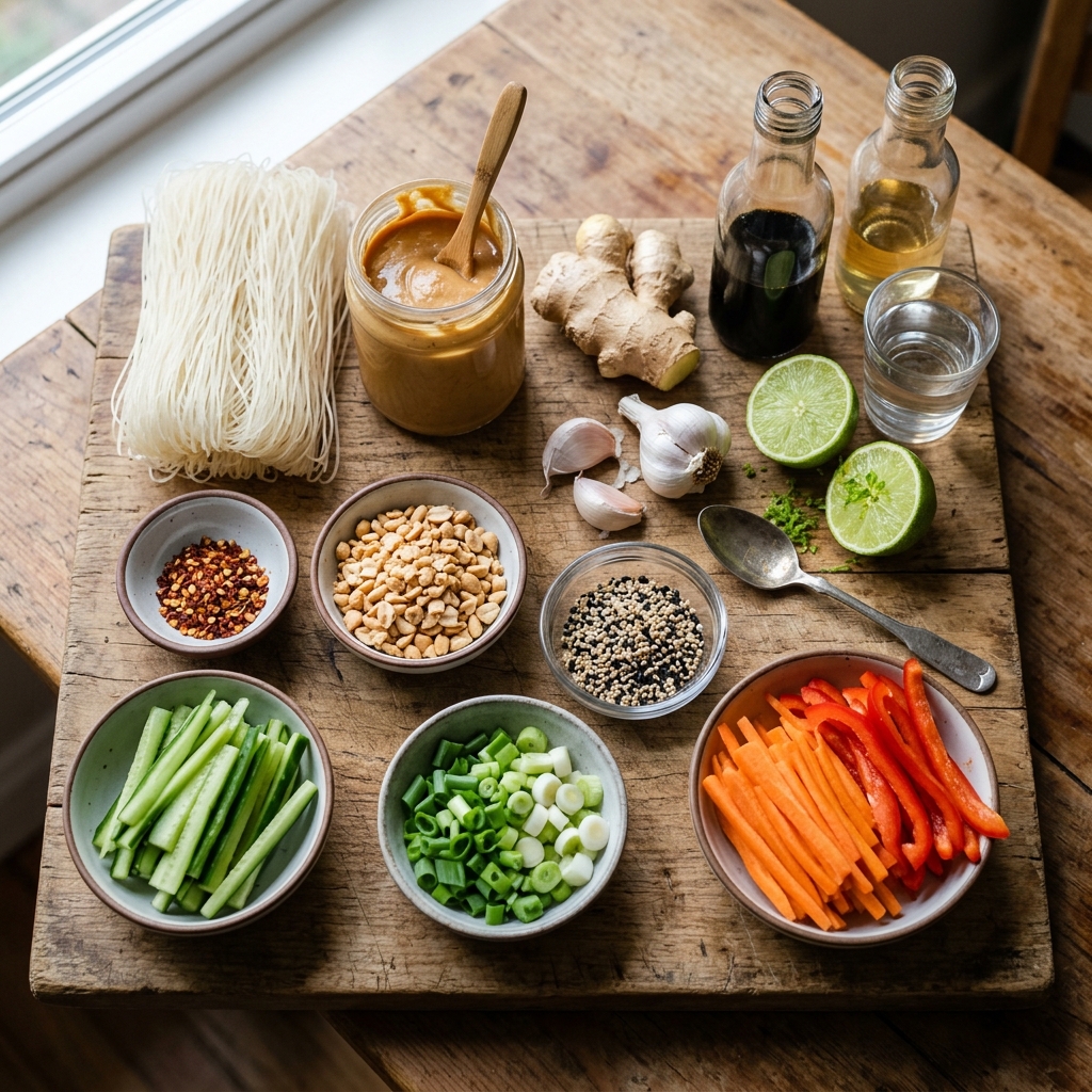 Cold Peanut Ginger Noodles Recipe: Easy Homemade Asian Dish 2026 13 Cold Peanut Ginger Noodles Recipe