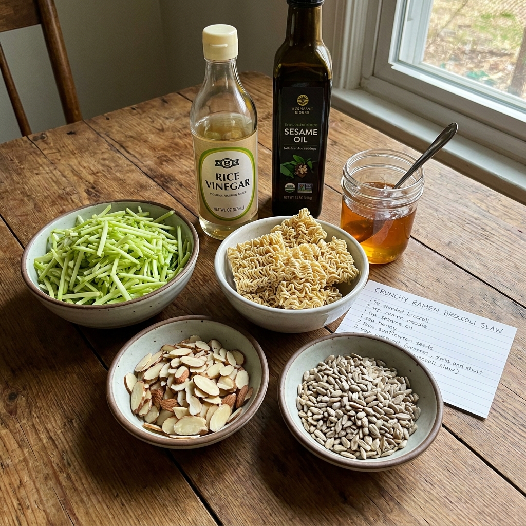 Crunchy Ramen Broccoli Slaw recipe