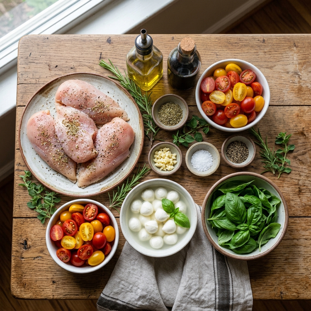 One Pan Caprese Chicken Recipe: Easy Homemade Dinner 2026 13 One Pan Caprese Chicken Recipe