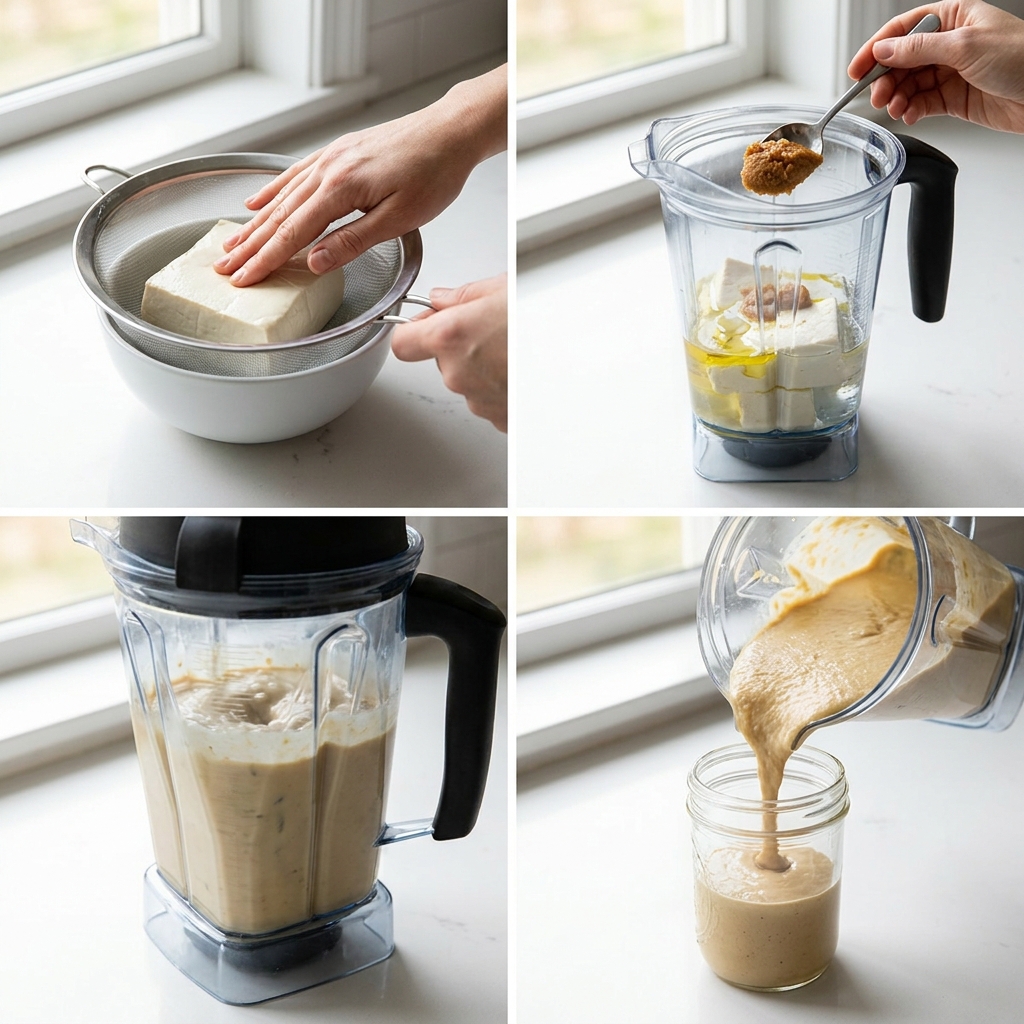 silken tofu miso dressing recipe