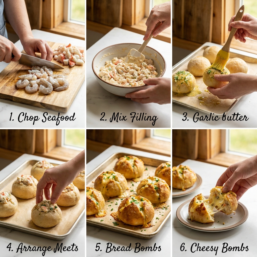 Crabby Shrimp Stuffed Garlic Bread Bombs Recipe 2026 14 crabby shrimp stuffed garlic bread bombs recipe