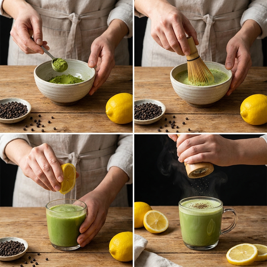 Lemon Pepper Matcha Recipe: Fresh Green Tea Drink Guide 2026 14 Lemon pepper matcha recipe