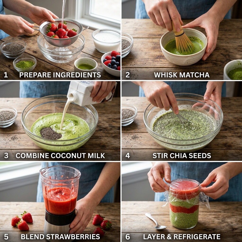 Strawberry Matcha Chia Pudding Recipe: A Delicious Plant-Based Breakfast 2026 14 Strawberry Matcha Chia Pudding Recipe
