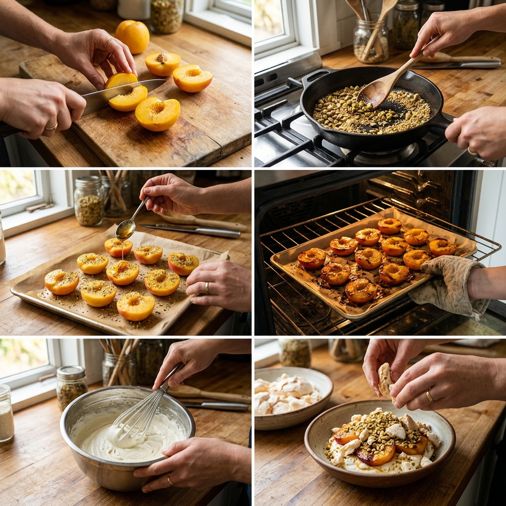 Roasted Nectarine Mess With Pistachio Dukkah Recipe 2026 14 Roasted Nectarine Mess With Pistachio Dukkah Recipe
