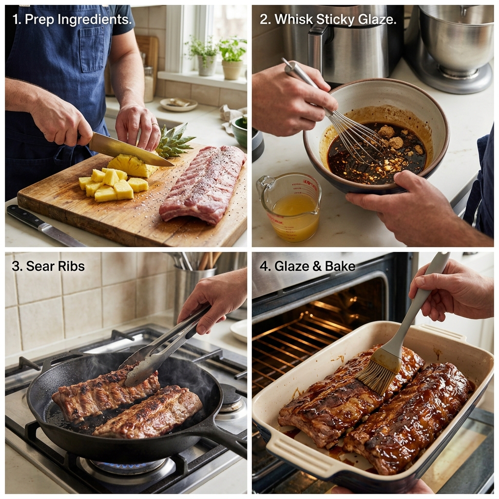 Sticky Pineapple Ribs Recipe: Tropical Sweet and Savory Glazed Ribs 2026 14 Sticky Pineapple Ribs Recipe