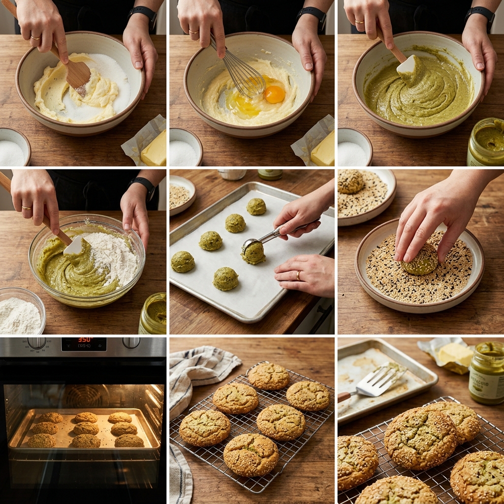 Sesame and Pistachio Butter Cookies Recipe: Nutty, Crunchy Homemade Treats 2026 14 Sesame and Pistachio Butter Cookies recipe