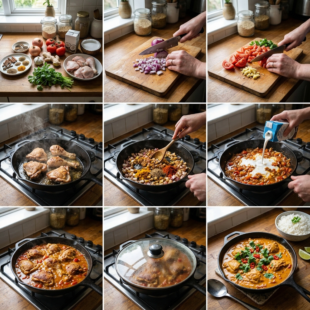One-Pan Kuku Paka Recipe