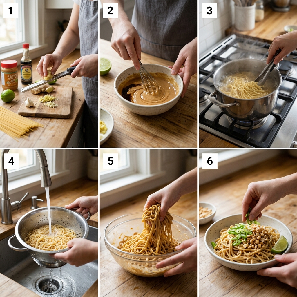 Cold Peanut Ginger Noodles Recipe: Easy Homemade Asian Dish 2026 14 Cold Peanut Ginger Noodles Recipe