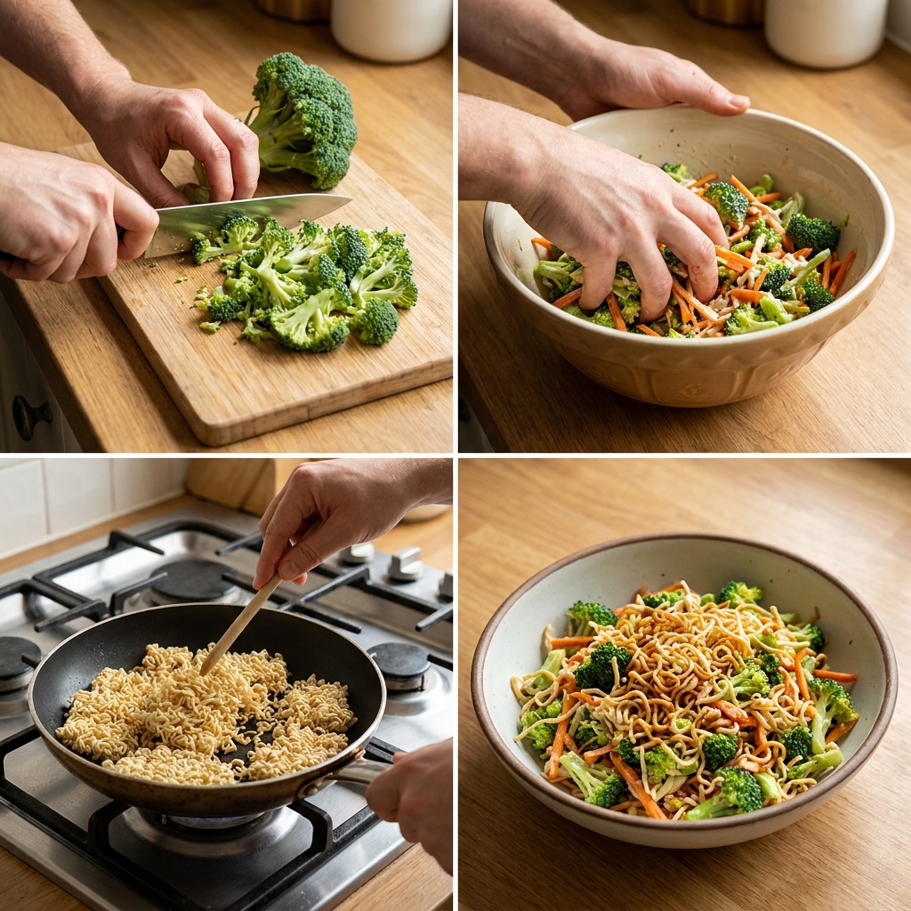 Crunchy Ramen Broccoli Slaw recipe
