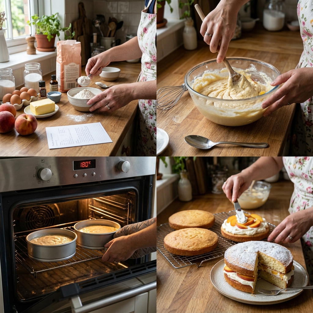 Peaches and Cream Victoria Sandwich Recipe 2026 14 Peaches and Cream Victoria Sandwich Recipe