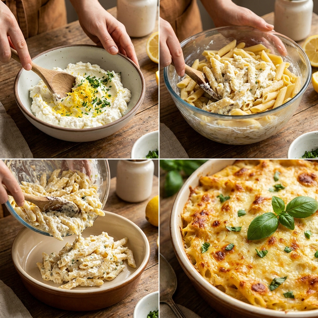 Lemon Ricotta Pasta Bake Recipe for Creamy Comfort 2026 14 Lemon Ricotta Pasta Bake Recipe
