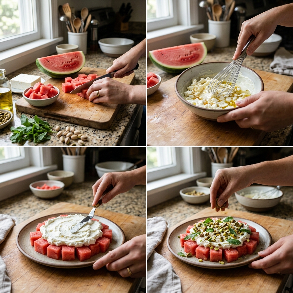 Watermelon With Whipped Feta Recipe: A Refreshing Summer Appetizer 2026 14 Watermelon With Whipped Feta Recipe