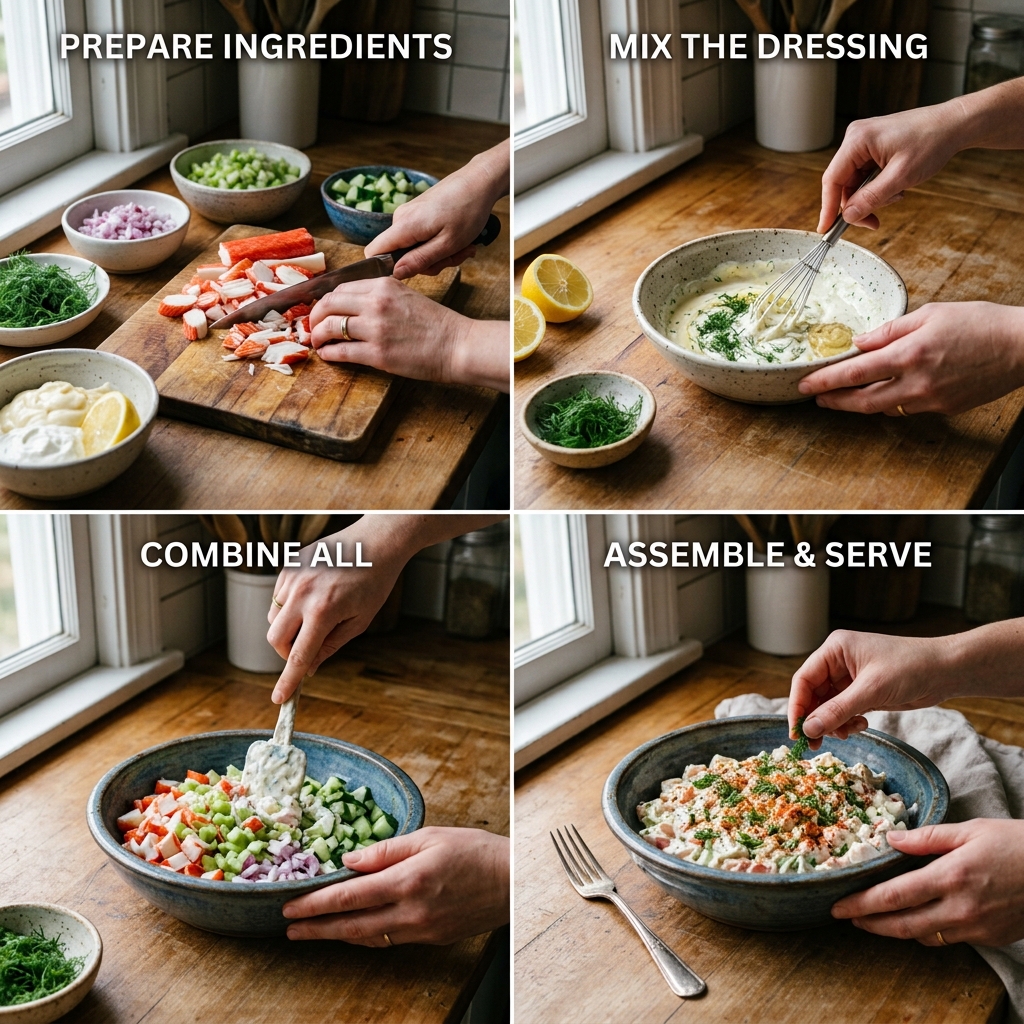 Viral Imitation Crab Recipe: The Perfect Homemade Seafood Salad 2026 14 Viral Imitation Crab Recipe