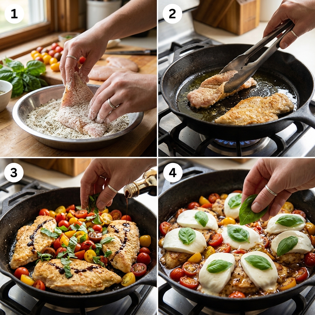 One Pan Caprese Chicken Recipe: Easy Homemade Dinner 2026 14 One Pan Caprese Chicken Recipe