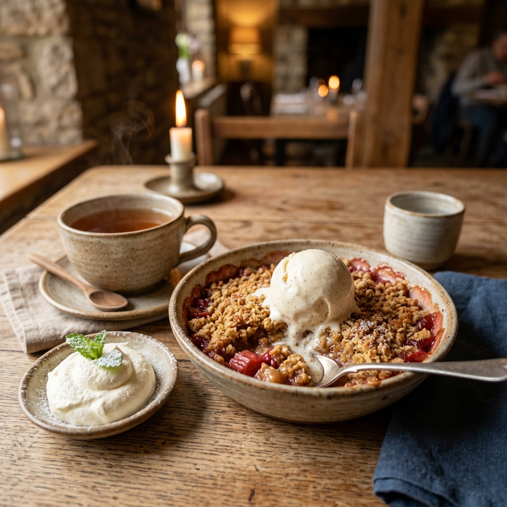 Rhubarb Apple And Ginger Crumble Recipe