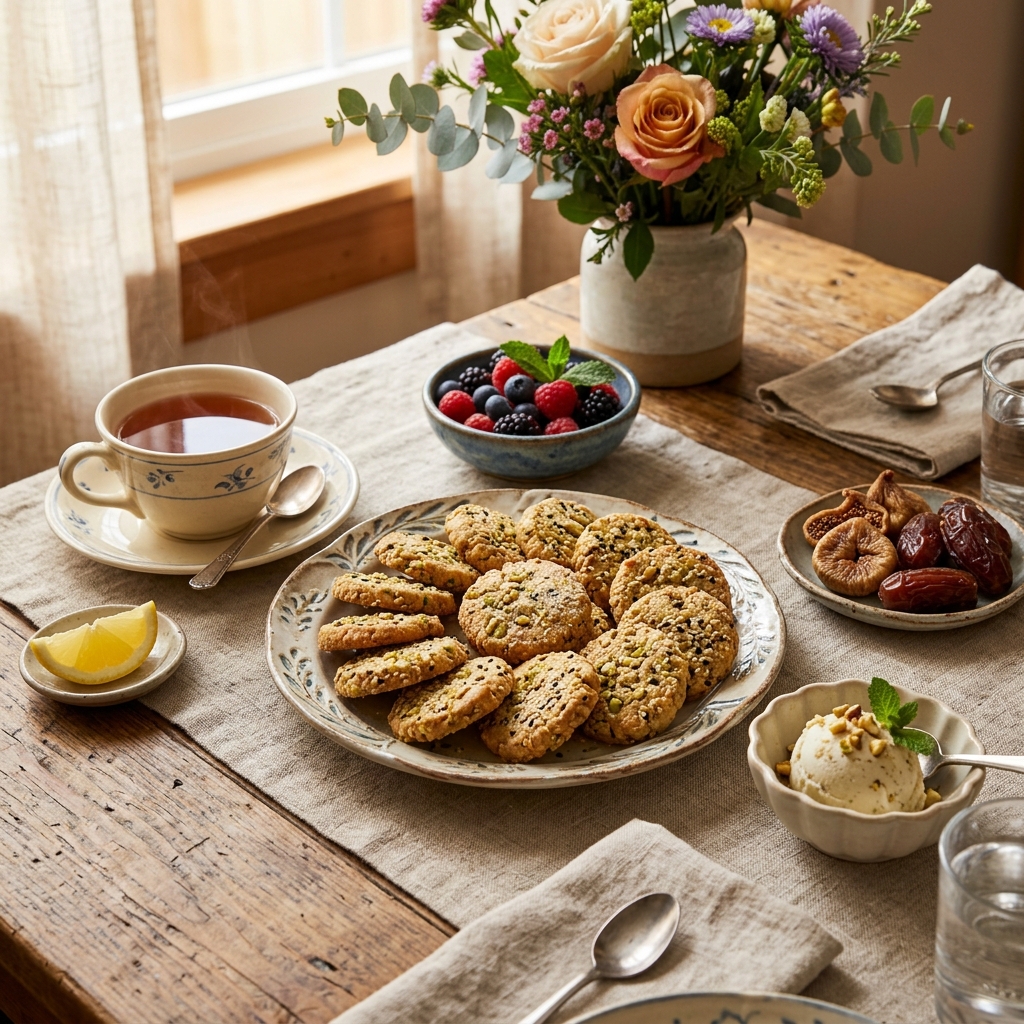 Sesame and Pistachio Butter Cookies Recipe: Nutty, Crunchy Homemade Treats 2026 15 Sesame and Pistachio Butter Cookies recipe