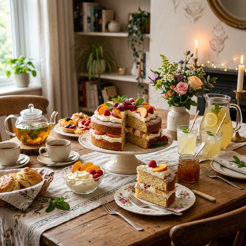 Peaches and Cream Victoria Sandwich Recipe 2026 15 Peaches and Cream Victoria Sandwich Recipe