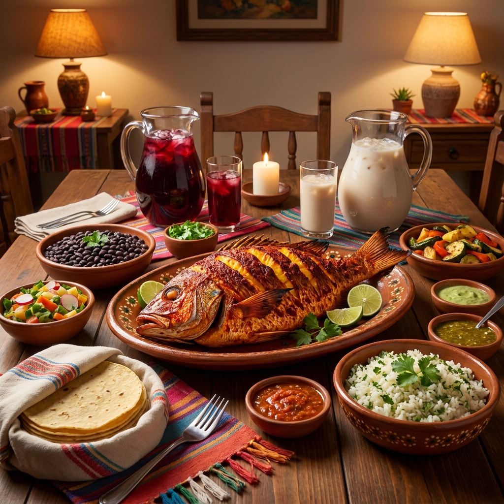 Roasted Fish al Pastor recipe