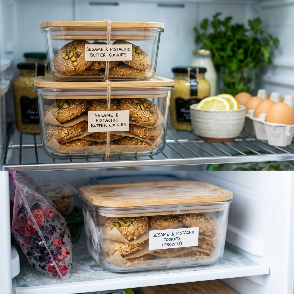 Sesame and Pistachio Butter Cookies Recipe: Nutty, Crunchy Homemade Treats 2026 16 Sesame and Pistachio Butter Cookies recipe