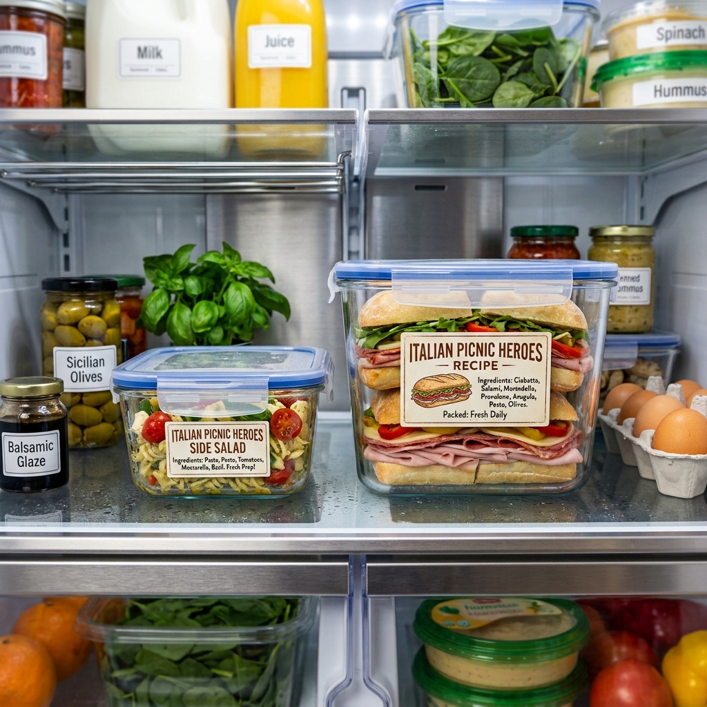 Italian Picnic Heroes Recipe