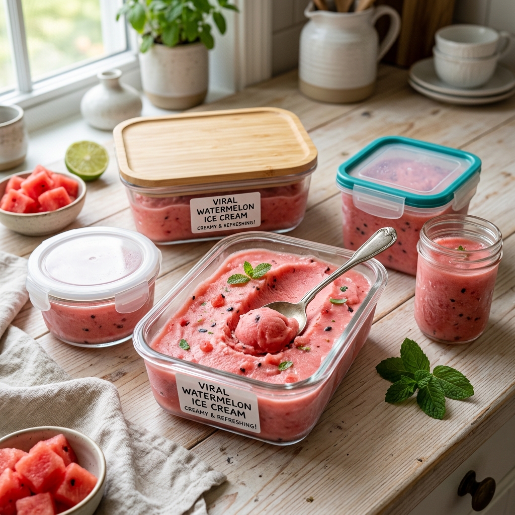 Viral Watermelon Ice Cream Recipe for Refreshing Summer Treats 2026 16 Viral Watermelon Ice Cream Recipe